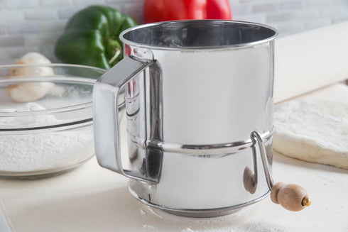 3-Cup Fox Run Flour Sifter, Stainless Steel