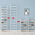 SOKOSEN 5-Tier Closet Small Shoe Rack, Metal Stackable Kids Shoe Shelf Storage Zapateras Organizer,Narrow Shoe Rack
