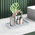 Bathroom Counter Tray, EG-SIPRO Thickened Silicone Bathroom Vanity Tray, Shatterproof Soap Dispenser Tray