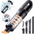 Handheld Car Vacuum Cleaner Cordless, 9500PA Powerful Suction, Lightweight Wireless Mini Vacuum with LED Light for