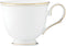 Lenox Federal Gold Teacup, White Cup