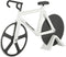 TOUR de PIZZA Bicycle Pizza Cutter - Dual Non-Stick Stainless Steel Cutting Wheels - Dishwasher Safe with Display Stand
