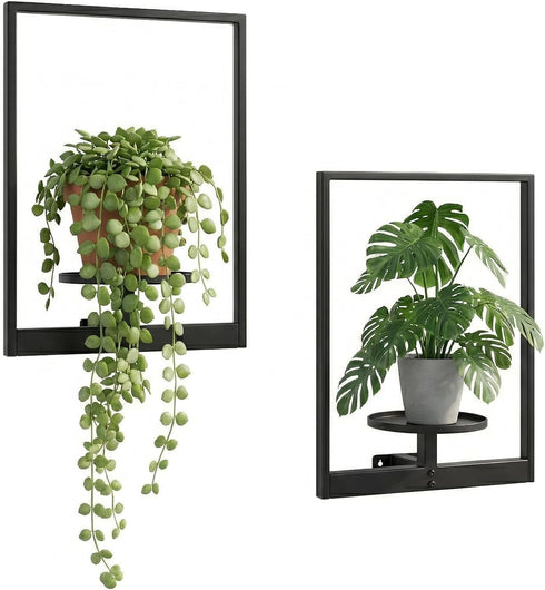 2 Pack Plant Stand Indoor Outdoor Hanging Planters for Indoor Plants Wall