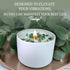 Healing Aromatherapy Candle in Tin Holder, 100% Natural Coconut Wax with Eucalyptus & Lavender Essential Oils