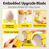 2 1 Innovative in Egg Shell Opener, Hard Boiled Egg Peeler Cracker with Piercer, Cute Egg Separator for Raw Eggs, Home