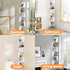 7 ShellKingdom Corner Shelf Wall Mount, Tier Corner Bookshelf, Floating Display Shelves for Home, Living Room, Bedroom