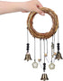 2 Pieces Witch Bells for Door Knob Hanger, Wiccan Wind Chimes for Positive Energy and Home Decor