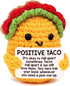 Positive Crochet Taco Birthday Gifts for Women Men Teacher Appreciation Mothers Day