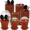 ZEAYEA 50 Pack Dessert Cups With Lids and Spoons, 6.7 oz Plastic