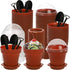 ZEAYEA 50 Pack Dessert Cups With Lids and Spoons, 6.7 oz Plastic