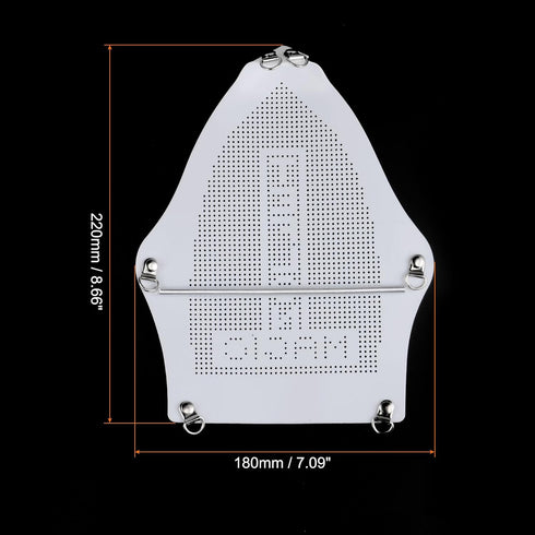 2pcs Iron Cover Non Stick Iron Shoe, PTFE Electric Iron Accessory, Sole Plate Protector Fits Smaller Than 220mm x 180mm