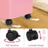 conglow 100L Pink Hamper with Wheels - Large Laundry Hamper with Lid, Rolling Hamper on Wheels, Collapsible Laundry