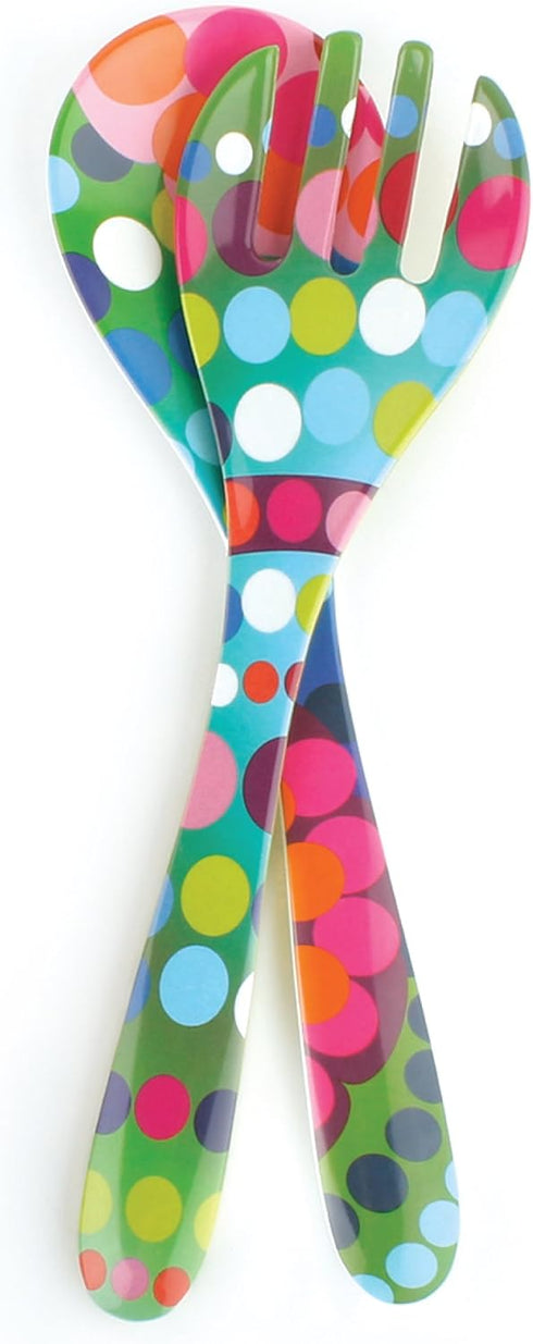 French Bull 2 Piece Salad Server Set - Melamine Dinnerware - 13" - Bindi - Outdoor, Party, Utensils