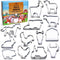 Farm Animal Cookie Cutter Set – 13 Piece Set, Premium Food Grade Stainless Steel, Dishwasher Safe