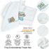 LIlianna 3 Set 100% 1 1 1 Starfish and Seashell Piece Towel Cotton | Bath Towel, Hand Towel, Washcloth | Supersoft