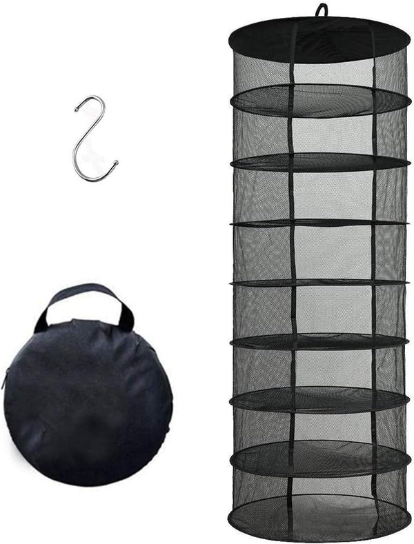Desy & Feeci Herb Drying Rack Hanging, 8 Layer Collapsible Mesh Dry