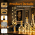 6 Pack 20 6.6 PChero USB Rechargeable Wine Bottle Lights with Cork & Remote Timer, LED ft Fairy String Lights for DIY