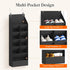 6 11 Closet, 12 Lifewit Tier Over the Door Shoe Organizer with Large Deep Pockets, Fabric Hanging Shoes Shelf for Dorm