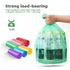 LLNTOU 3 Pack 1.8 6 Small Trash Can Gallons, Bathroom Trash Can & Garbage Can with Trash Bags, Bedroom Trash Bin
