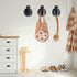Industrial Pipe Hooks 3 Pack, Heavy Duty Wall Mounted Robe Towel Hook, Rustic Coat Hanger Hat Holder