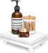 EOSAHR Decorative Pedestal Stand for Home Decor Farmhouse Bathroom Counter Organizer &