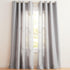 Loha Linen Grommet Top Curtain Panel Pair by Exclusive Home, 54"x108", Dove Grey