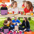 opux Premium Insulated Lunch Box, Soft School Lunch Bag for Kids, Heather Purple