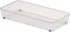 Spectrum Diversified Modern Kitchen Cutlery Organizer Tray, Hexa Drawer, 6 x 12, Clear Frost