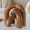 Oakrain 3 Pcs Wood Shelf Decor Aesthetic, Modern Aesthetic Home Decor Accent,