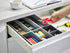 Joseph Joseph Blox 7 Piece Plastic Storage Trays, Drawer Organizer for Cosmetics, Stationary, Utensils, Grey