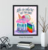 Kitchen Wall Decor, Pink Motivational Cake Dining Room Decor, Inspirational Positive Quotes Wall Art