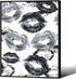 OMANI Woman Lips Posters Black and White Sexy Kiss Canvas Wall Art 08x10