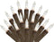 Dobar Holiday Pride Clear Christmas Lights with Brown Wire - 100 Count -