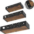 Set 3 Moon and Stars Wall Shelves Black, of Small Floating Shelves for Bedroom Living Room Wall Storage or Decor, Brown