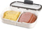 ProKeeper Split Deli Food Storage Container, Air-Tight Silicone Seal and Dry Erase Compatible Lid, 11.75