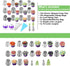 Suuker 27 Pcs Russian Piping Tips Set, Cake Decorating Tips for Cupcake Cookies Birthday Party