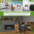Fashion&cool Side Tables for Small Space, Metal Outdoor Indoor Round Side Table, Small End Table Pool Chair Side Table