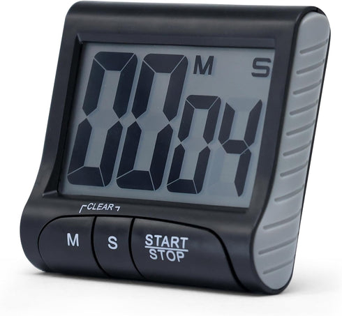 BXF SPORTS Large LCD Display Kitchen Timer -Magnetic Digital Timers,Loud Alarm,Memory and Fast Forward