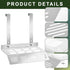 Stainless Steel Hanging Turtle Basking Platform, 12" x 16" Turtle Ramps, Turtle Tank Accessories