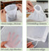 beeurptnr 10 12 8 Inch 200 Nut Milk Bag, Pcs x Cheese Cloth Bag, Reusable Fine Juice Strainer Bag, Mesh Nylon Bag