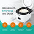 EMSON 4 (8 Rice Robot Rice Cooker Family Size Cup Uncooked Cups Cooked) Electric Rice Maker | PFAS-Free Ceramic