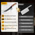 Huusk Butcher Knife | Heavy Duty Meat Cleaver with Sheath | Hand Forged Cooking Knife for Kitchen or BBQ