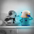Chilly Mama Baking Soda Fridge and Freezer Odor Absorber & Freshener Holder, Blue