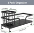 Uninol 9.7" 4.2"x 3.2" Organization,2PCS Sponge Holder for Kitchen Sink,Sink Caddy Organizers with Stone Drying Tray