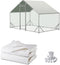 Chicken Coop Cover Waterproof and UV, 11.3 * 6.3 FT Chicken Run