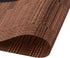 SHACOS Placemats Set of 4, Woven Vinyl Table Mats, Ombre Coffee Black, Heat Resistant, Wipe Clean