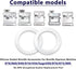 NEOUZA 54mm Brewing Group Head Silicone Gasket, 2Pcs Espresso Machine O-Ring for Breville Sage Coffee Maker