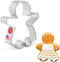 Gingerbread Girl Cookie Cutter, 3.75" Made in USA by Ann Clark