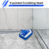 Lalafancy Bathroom Scrubber: 46'' Long Extendable Handle 2-in-1 Tub & Tile Cleaning Brush with Interchangeable Head