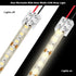 25 Pack Solderless LED Tape Light Connector, 2 Pin Terminal Block for 5V 12V 24V LED Strip Lights